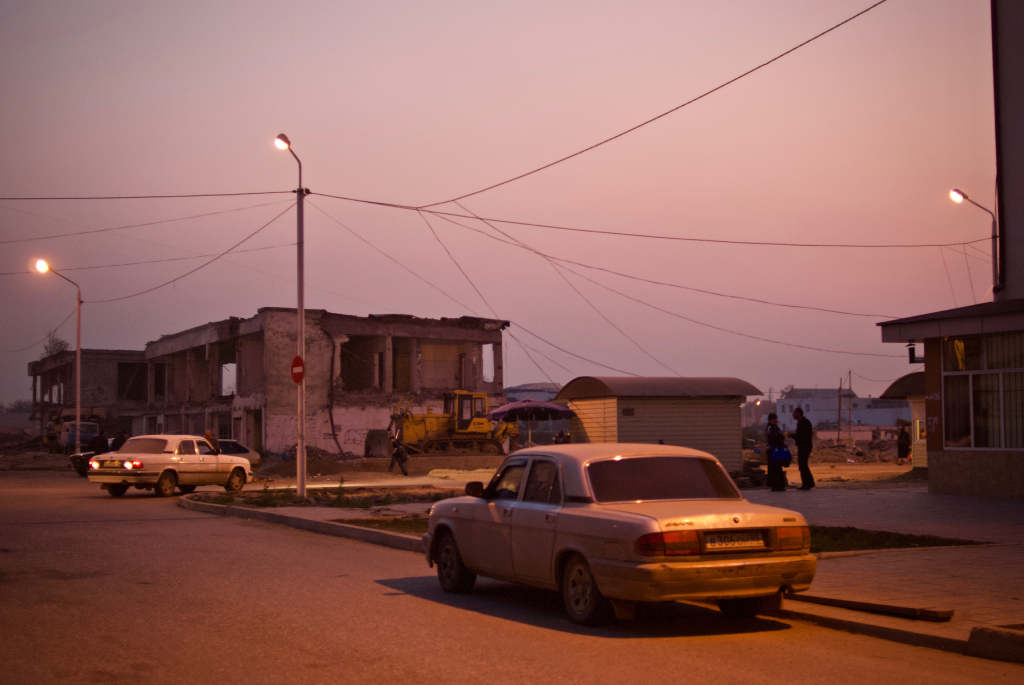 Maria Morina. Reconstruction of the old market in the center of Grozny, Chechnya, 2009