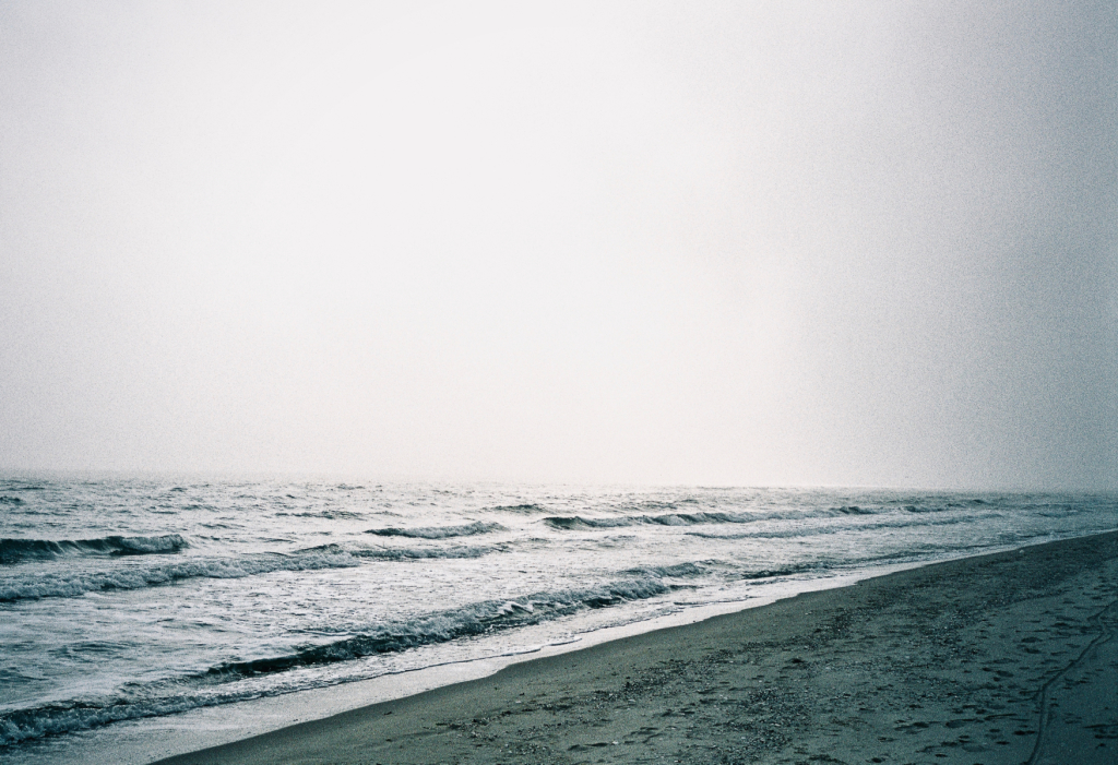 Maria Morina. A fog on a shore. North coast of the Sea of Azov, Mariupol, Ukraine, 2013