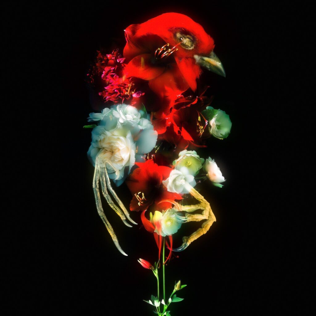 Daniil Makarov. Flowers of war I, 40×40