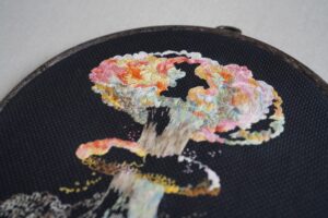 Maria Kokunova. Distant Rainbow. Wasp house. Hand embroidery - Image 3