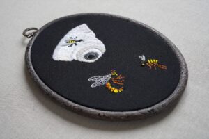 Maria Kokunova. Distant Rainbow. Hand embroidery - Image 2